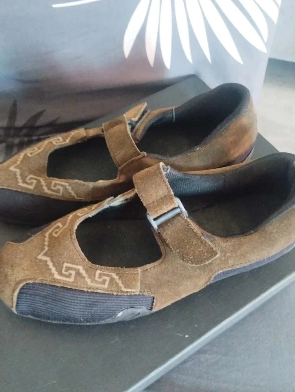 Chaussures souples femme, Noir/kaki , P39